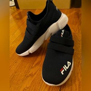 Boys FILA Navy Blue Sneakers
